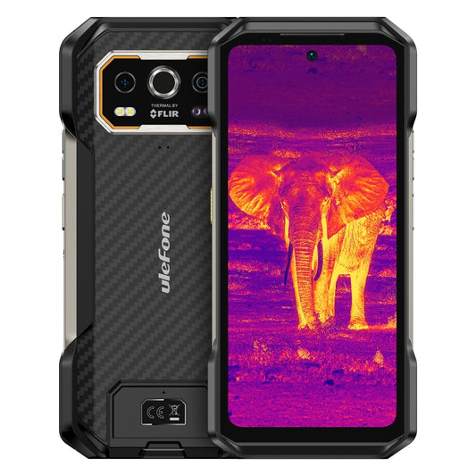 Ulefone Armor 27T, Teléfono Resistente 12GB+256GB, Cámara Térmica, Batería 10600mAh, 4G, Android 14